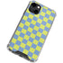 Neon Checkered iPhone 14 Clear Case