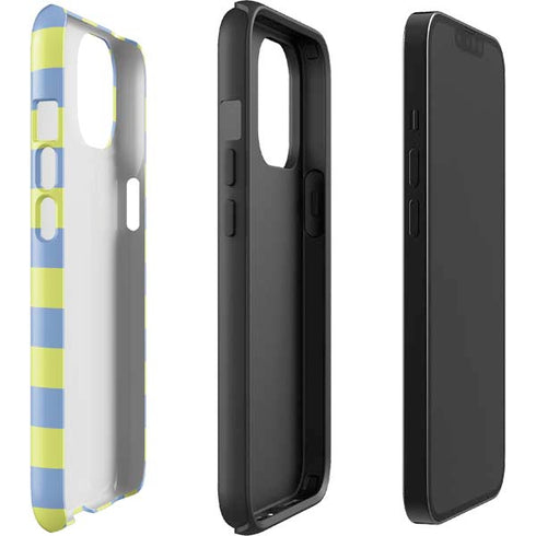 Neon Checkered iPhone 15 Impact Case