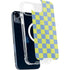Neon Checkered iPhone 15 Plus MagSafe Case