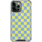 Neon Checkered iPhone 14 Pro Max Clear Case