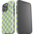 Neon Checkered iPhone 14 Pro Max Impact Case