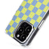 Neon Checkered iPhone 15 Pro Max MagSafe Case
