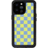 Neon Checkered iPhone 14 Pro Max Waterproof Case