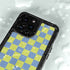 Neon Checkered iPhone 14 Pro Max Waterproof Case