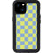 Neon Checkered iPhone 15 Plus Waterproof Case