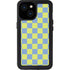 Neon Checkered iPhone 15 Waterproof Case