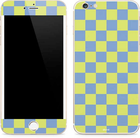 Neon Checkered iPhone 6/6s Plus Skin