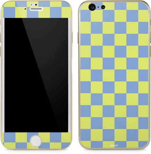 Neon Checkered iPhone 6/6s Skin