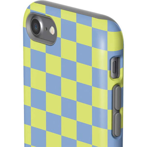Neon Checkered iPhone SE (2nd & 3rd Gen) Pro Case