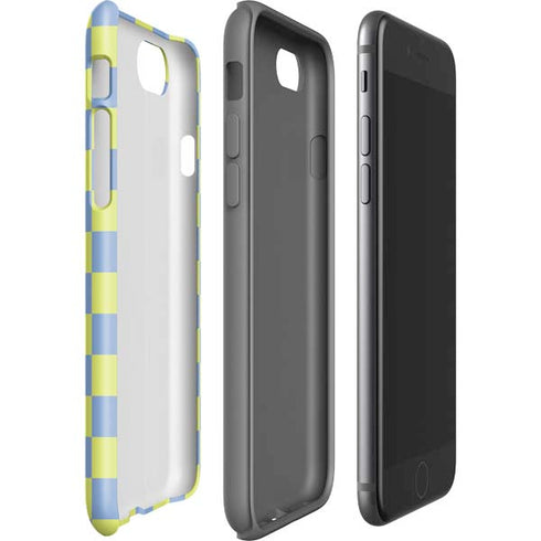 Neon Checkered iPhone SE (2nd & 3rd Gen) Pro Case