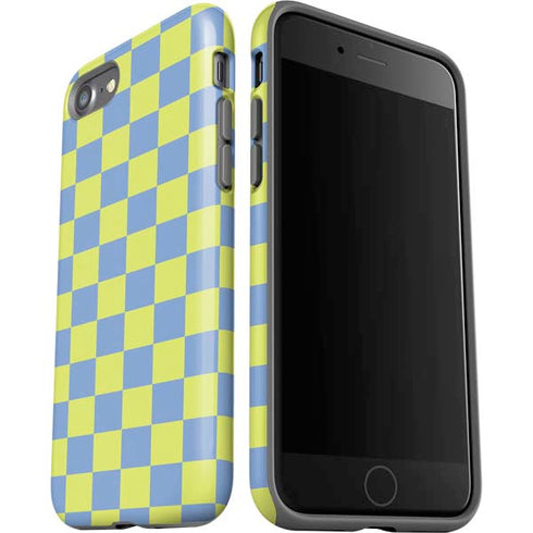 Neon Checkered iPhone SE (2nd & 3rd Gen) Pro Case