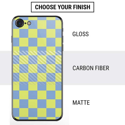 Neon Checkered iPhone SE (2nd & 3rd Gen) Skin