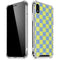Neon Checkered iPhone XR Clear Case