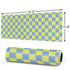 Neon Checkered Gaming Mouse Pad