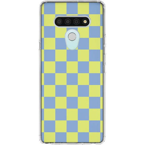 Neon Checkered LG Stylo 6 Clear Case