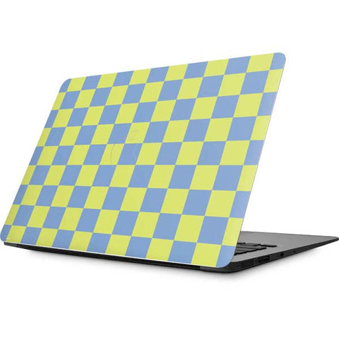 Neon Checkered Apple MacBook Skin