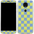 Neon Checkered Moto E5 Plus Skin