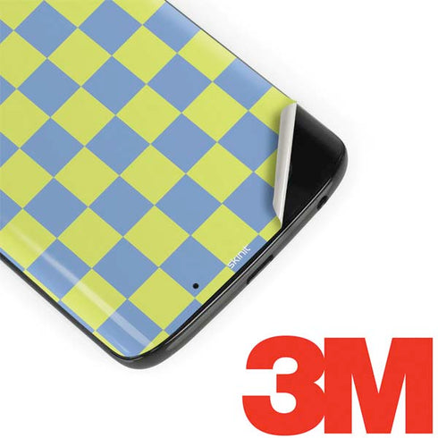 Neon Checkered Moto G6 Skin