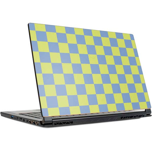Neon Checkered MSI GS65 Stealth Laptop Skin