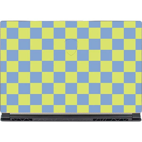 Neon Checkered MSI GS65 Stealth Laptop Skin
