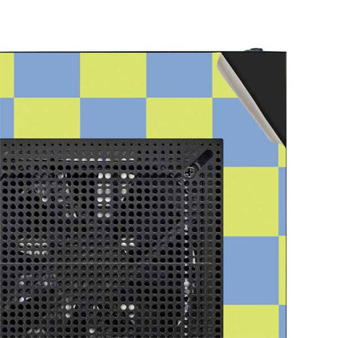 Neon Checkered NZXT H510 Compact ATX Mid-Tower Case Skin