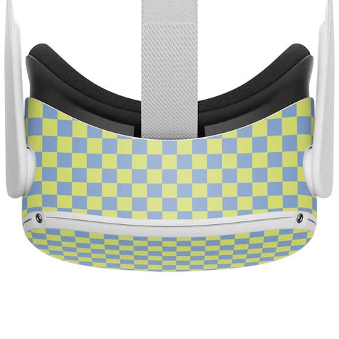 Neon Checkered Oculus Quest 2 Skin