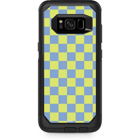 Neon Checkered Otterbox Commuter Galaxy Skin