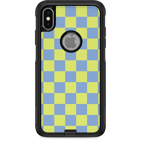 Neon Checkered Otterbox Commuter iPhone Skin