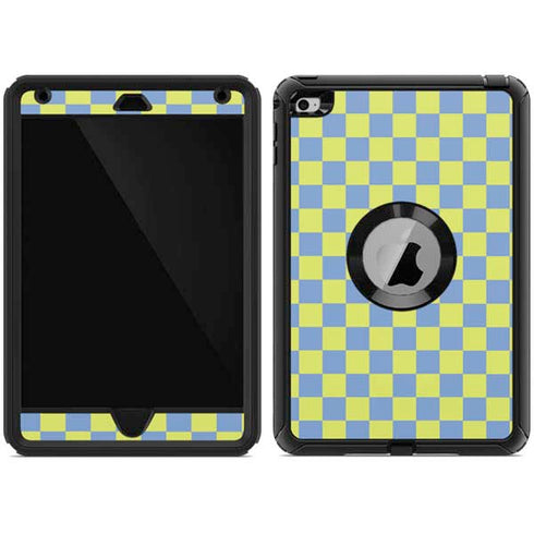 Neon Checkered Otterbox Defender iPad Skin