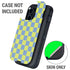 Neon Checkered Otterbox Defender iPhone Skin