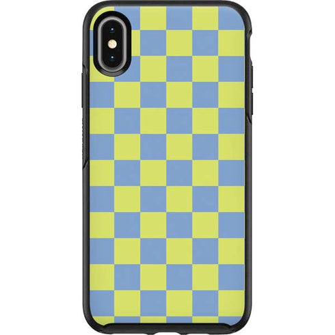 Neon Checkered Otterbox Symmetry iPhone Skin