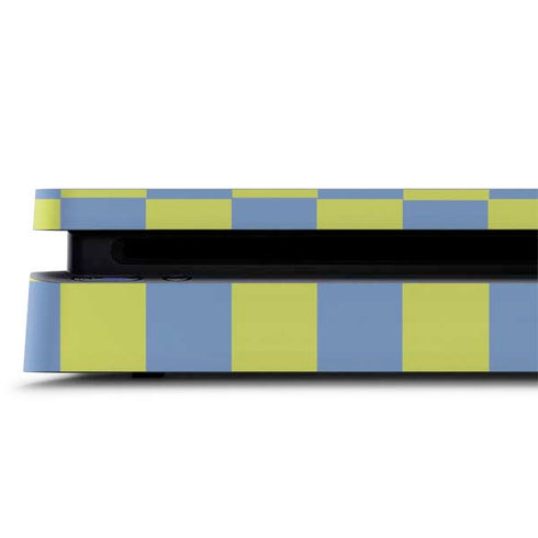 Neon Checkered PS4 Slim Skin