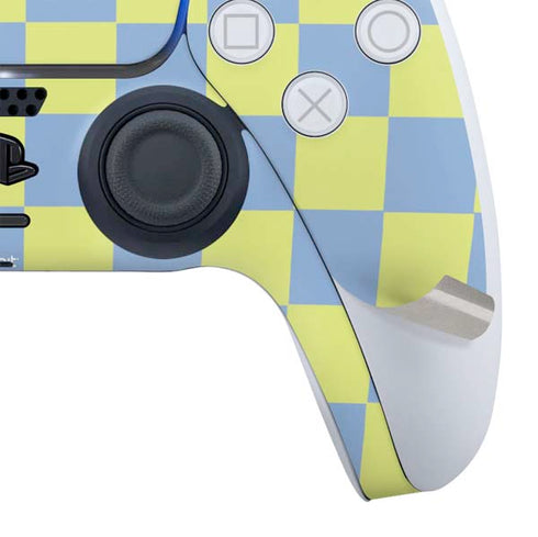 Neon Checkered PS5 Controller Skin