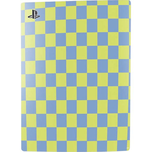 Neon Checkered PS5 Digital Edition Console Skin