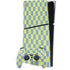 Neon Checkered PS5 Slim Digital Edition Console Skin