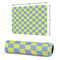 Neon Checkered Gaming Mouse Pad