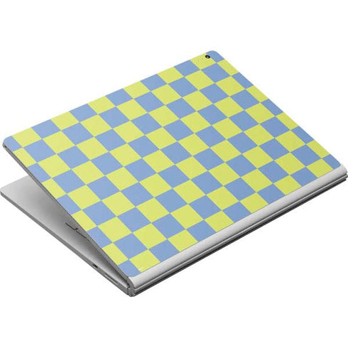 Neon Checkered Surface Book Skin