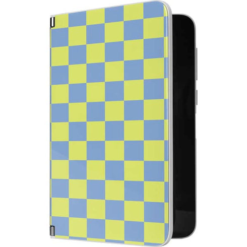 Neon Checkered Surface Duo Skin