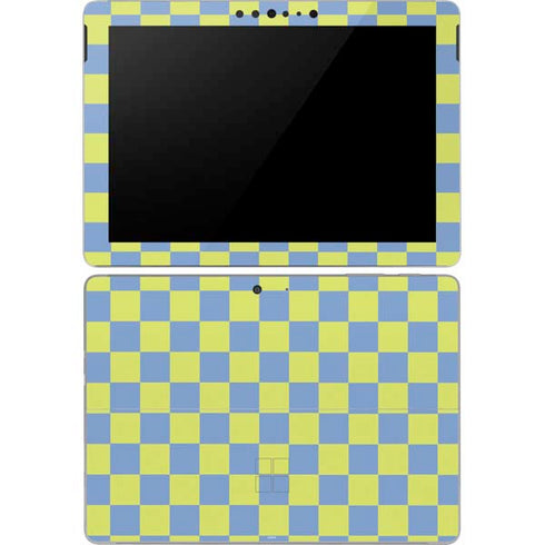 Neon Checkered Surface Go Skin