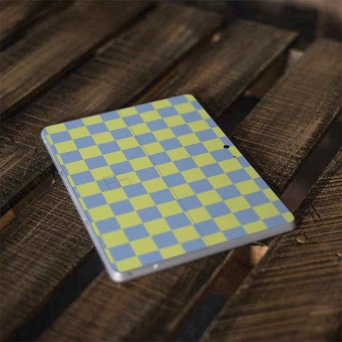 Neon Checkered Surface Go Skin