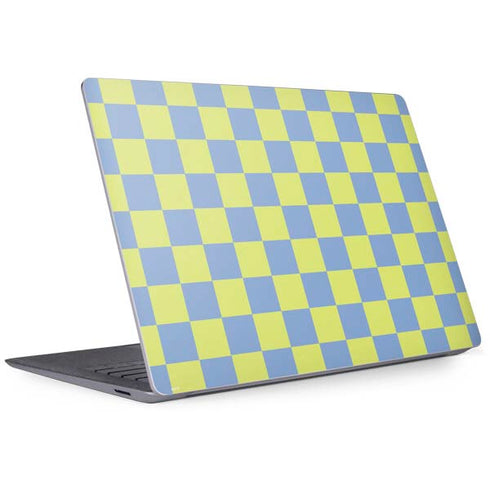 Neon Checkered Surface Laptop 3 13.5in Skin