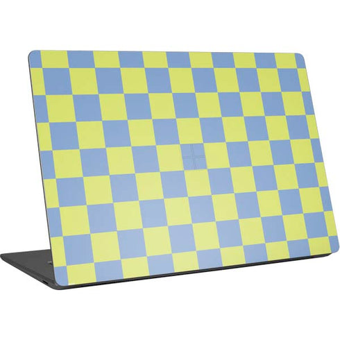 Neon Checkered Surface Laptop 4 15in Skin