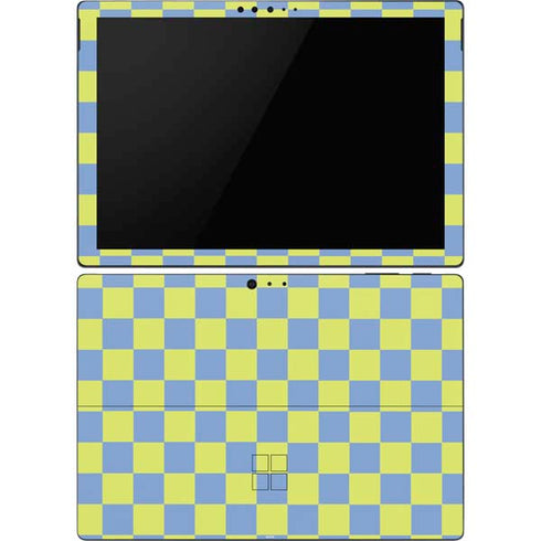 Neon Checkered Surface Pro 6 Skin