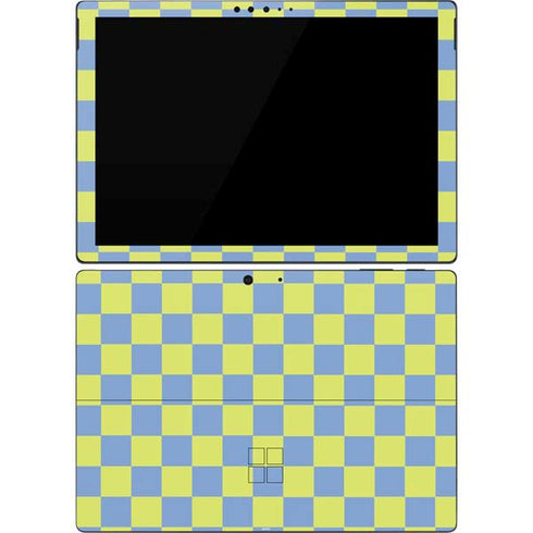 Neon Checkered Surface Pro 7 Skin