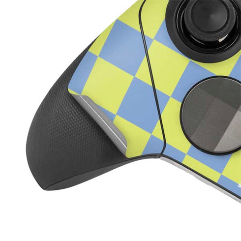 Neon Checkered Xbox Elite Wireless Controller Series 2 Skin