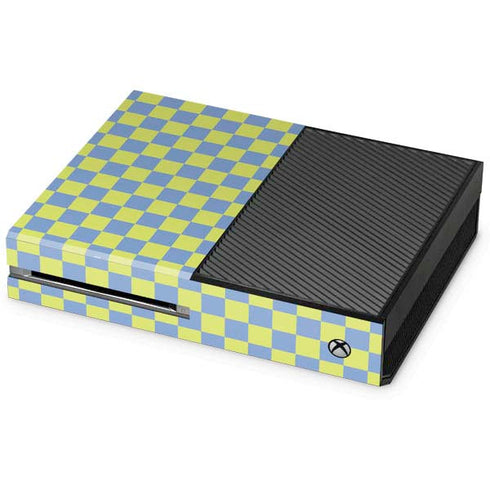 Neon Checkered Xbox One Console Skin