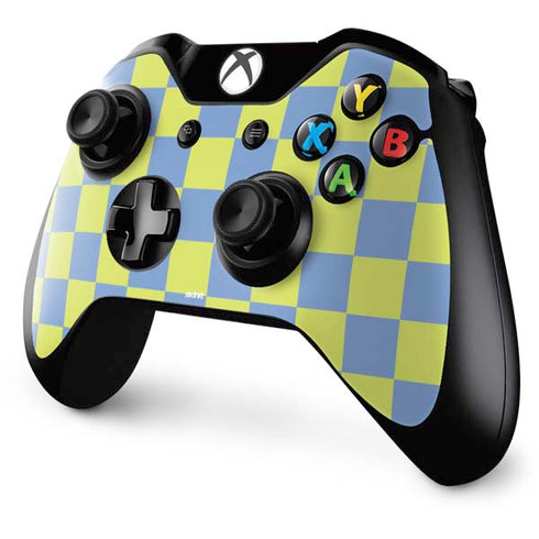 Neon Checkered Xbox One Controller Skin