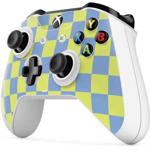 Neon Checkered Xbox One S Controller Skin