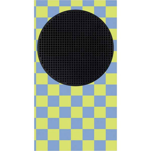 Neon Checkered Xbox Series S Console Skin