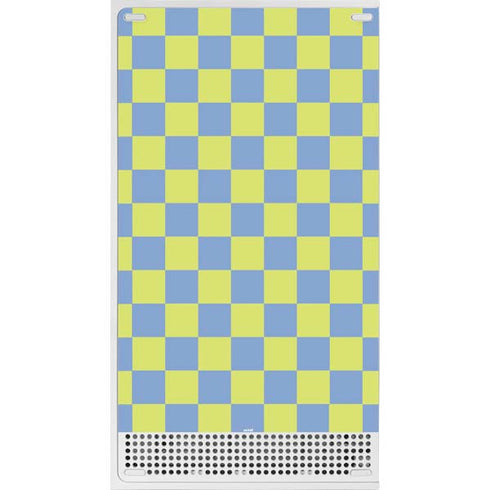 Neon Checkered Xbox Series S Console Skin
